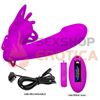 Vibrador de punto G con succionador de clitoris, control remoto y carga USB